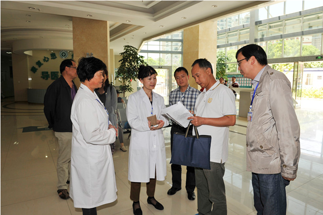 市衛(wèi)生計生委“創(chuàng)城”領(lǐng)導(dǎo)小組深入我院開展創(chuàng)建全國文明城市督查工作